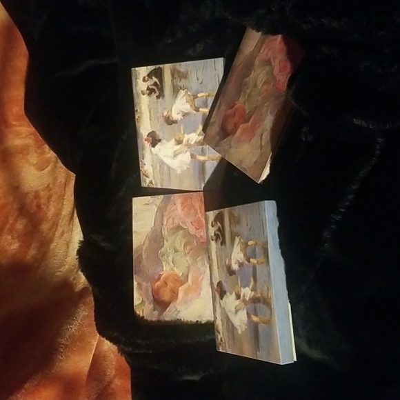 4 SETS of 12 BLANK Notecards with PATTERNED ENVELOPES - Picture 2 of 13